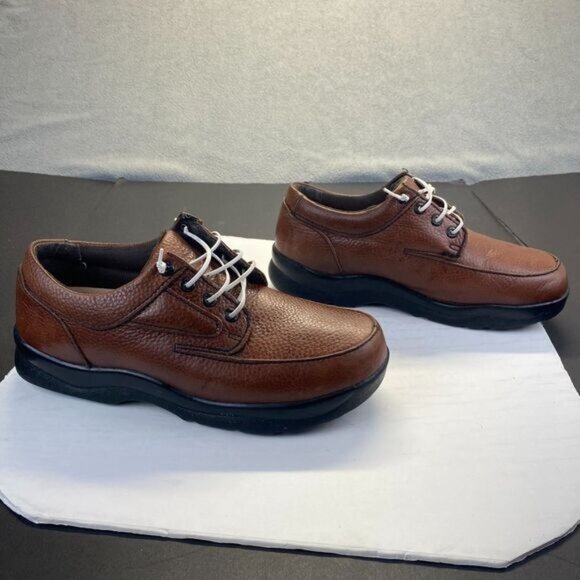 APEX ARIYA Y910 Brown Casual Walker Pebble  Leather Shoes PRS Insole,Size 11.5 main image 13